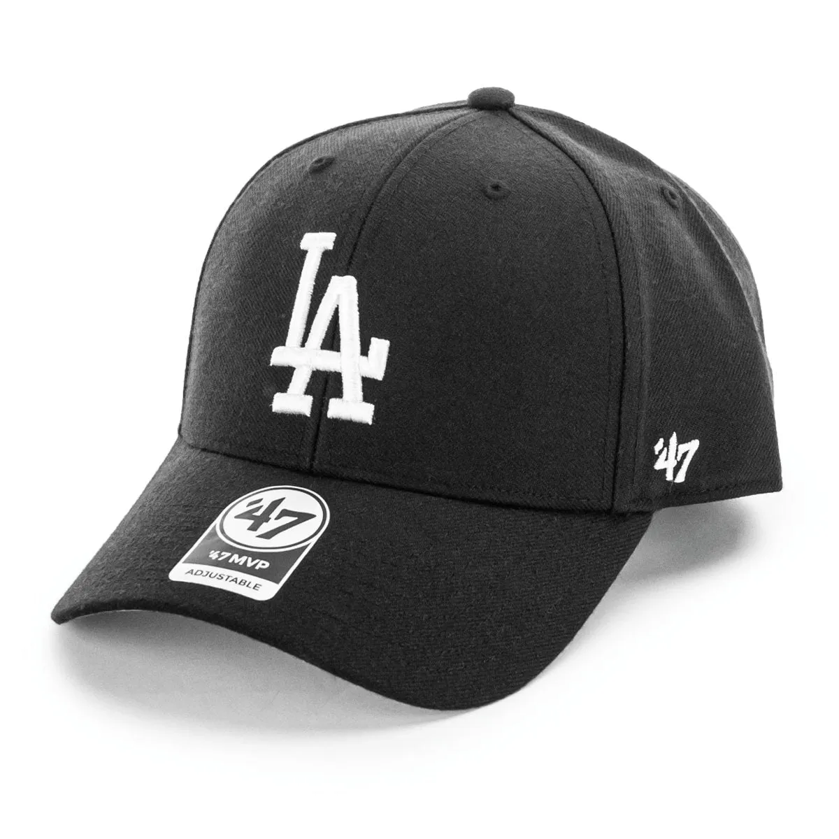47 Brand Los Angeles Dodgers MLB MVP Wool Cap B-MVP12WBV-BKJ - schwarz-weiss