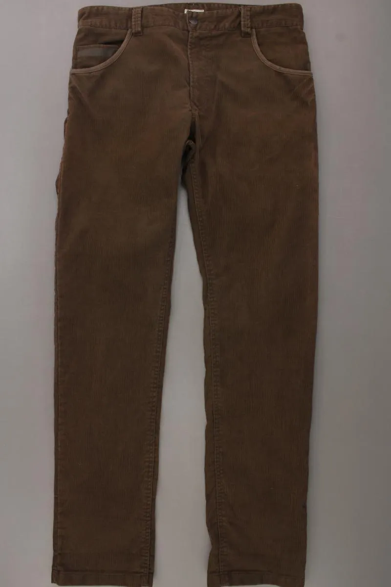Blend Cordhose für Herren Gr. W33 braun aus Baumwolle
