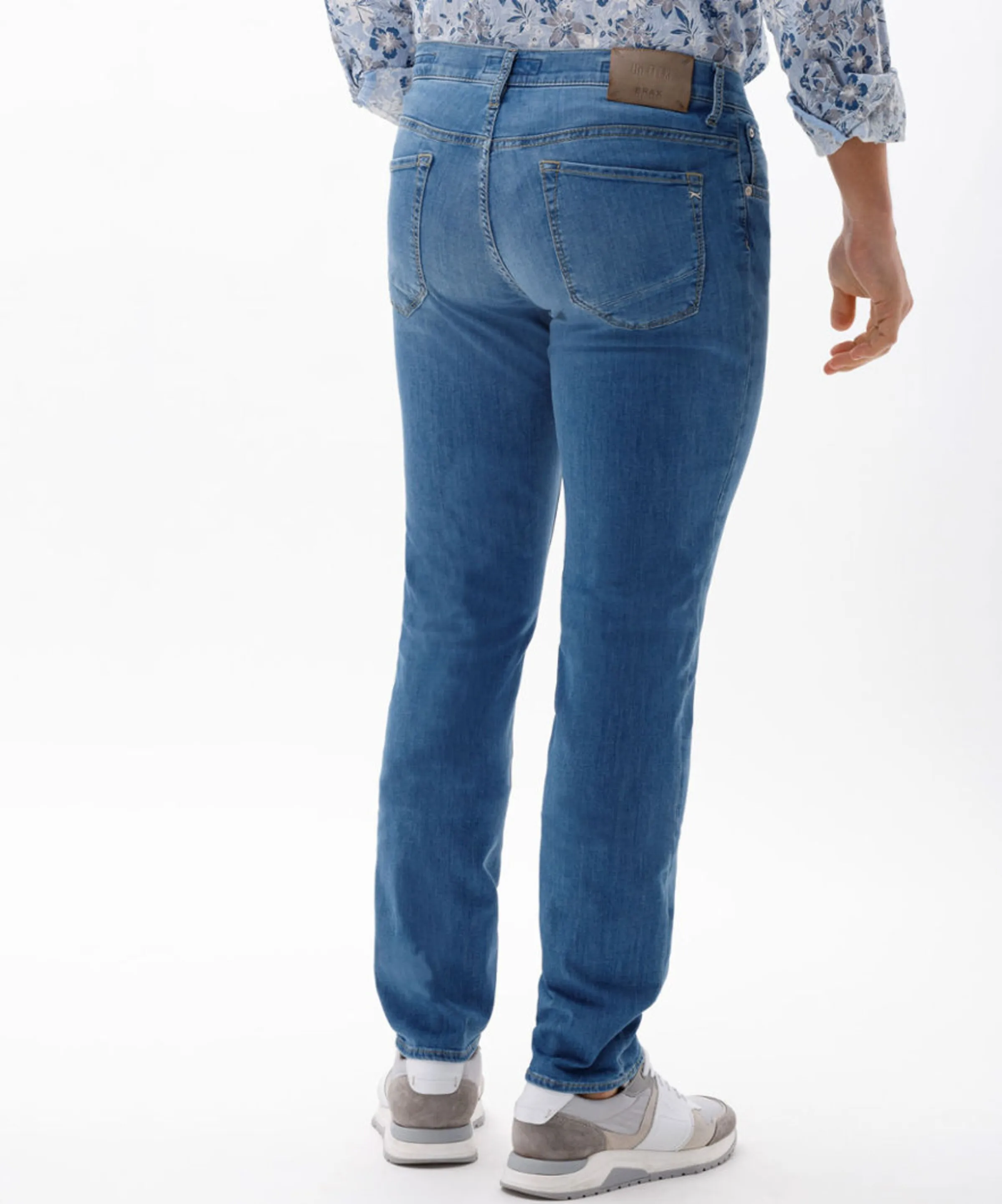 BRAX Slimfit Jeans 'Chuck' in Blue Denim