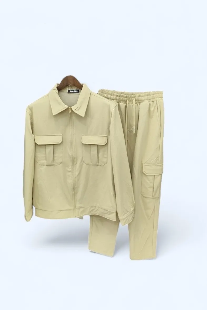Cargo-Jacken- und Hosen-Set