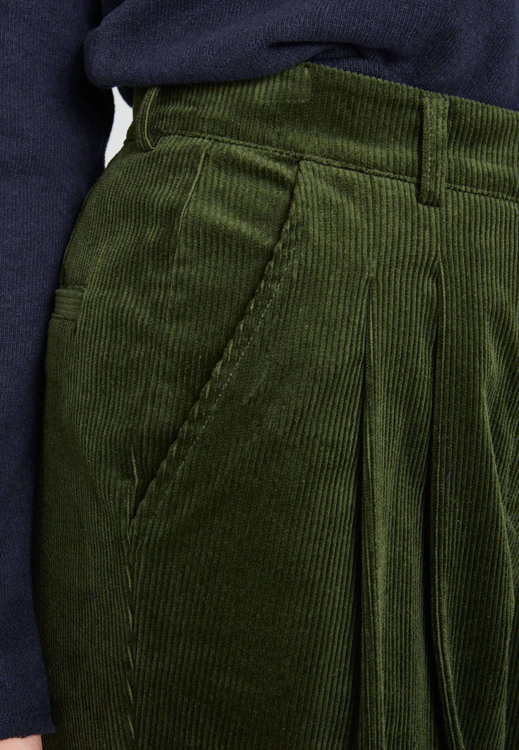 Cordhose MAIKE aus Bio-Baumwolle - Hunter Green (Cord)