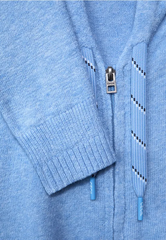 Cosy Strickjacke mit Zipper