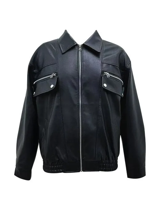 Damen Kunstlederjacke