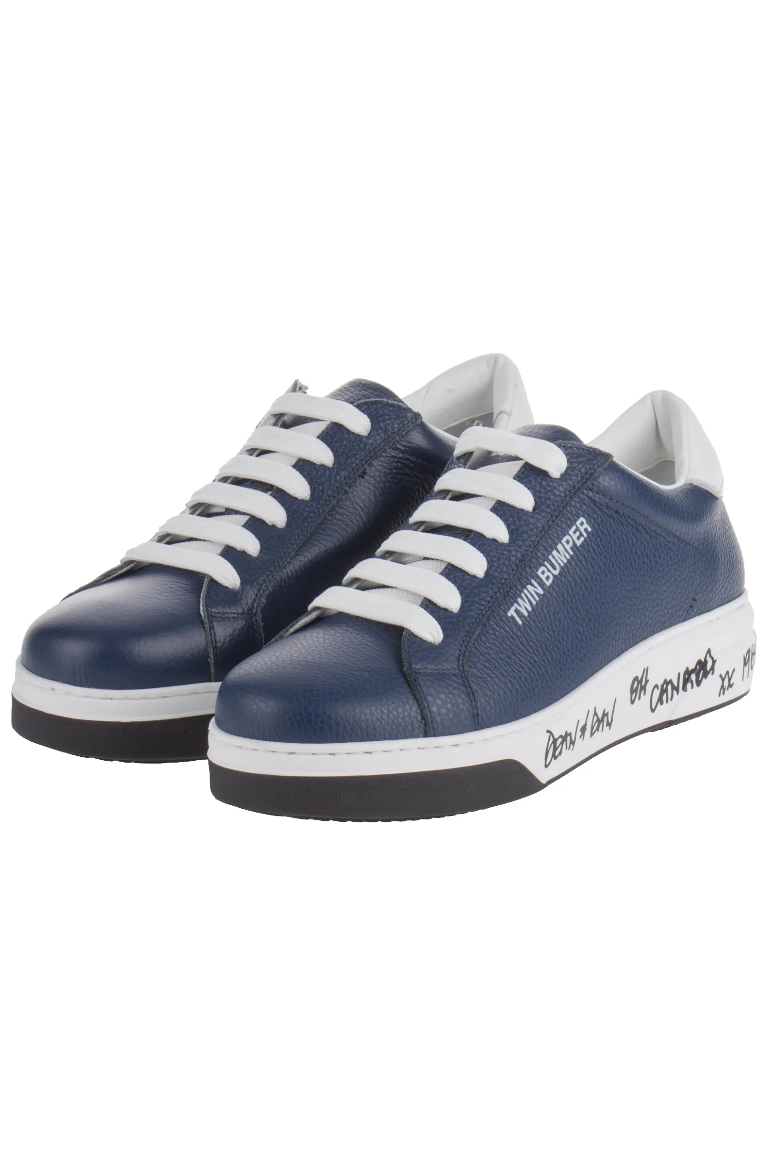 DSQUARED2 Leather Sneakers Bumper  