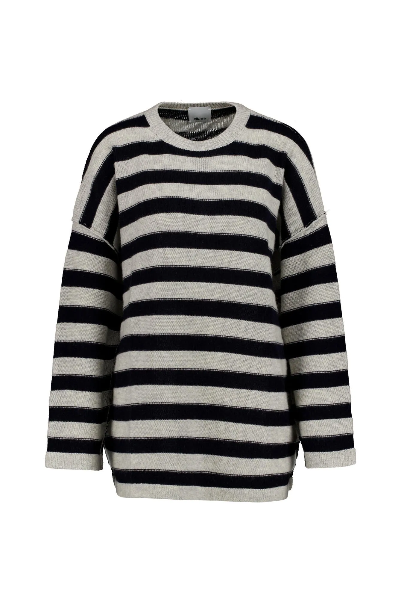Gestreifter Pullover aus Wolle