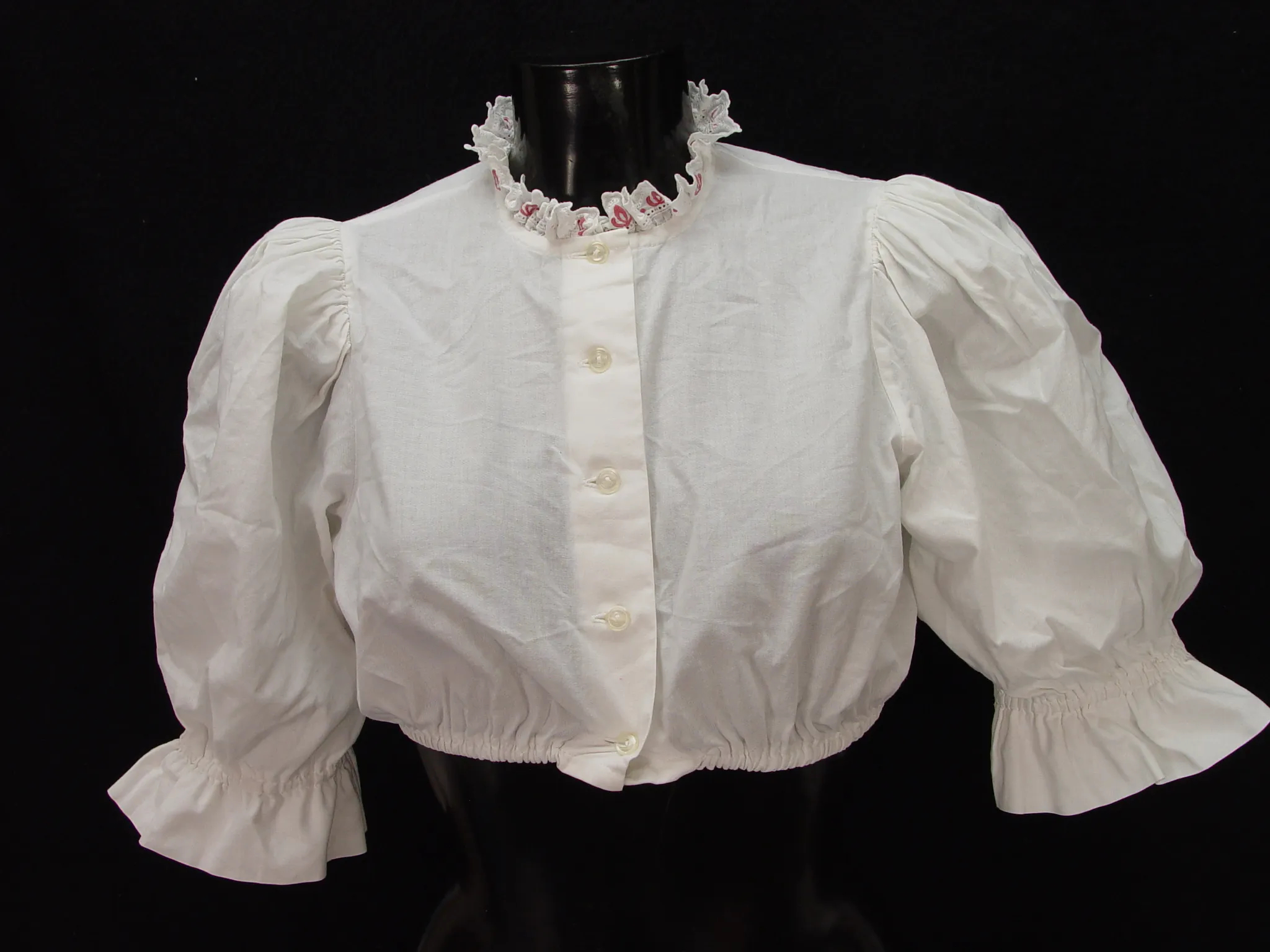Gr.38 Dirndlbluse Bluse für Dirndl Trachtenbluse B7278