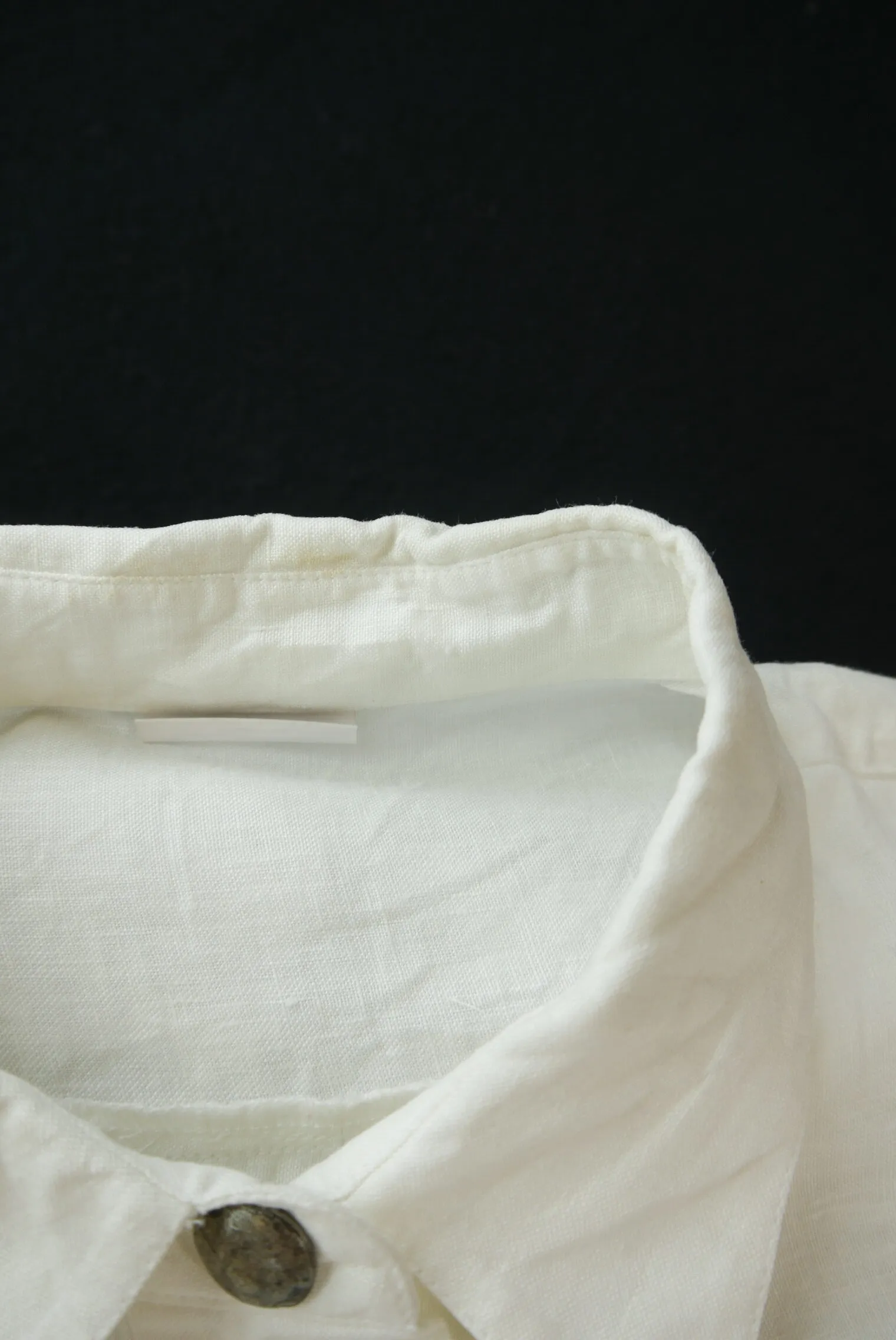 Gr.44 Trachtenbluse weiß Bluse für Dirndl Tofana Leinen tolle Knöpfe TB9515