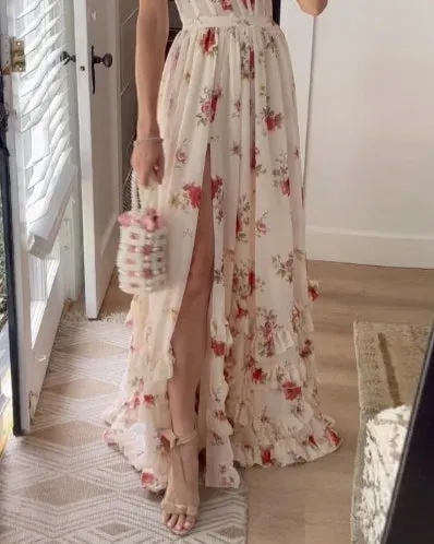 Heidi-Mode | Elegantes Korsett Maxi-Kleid