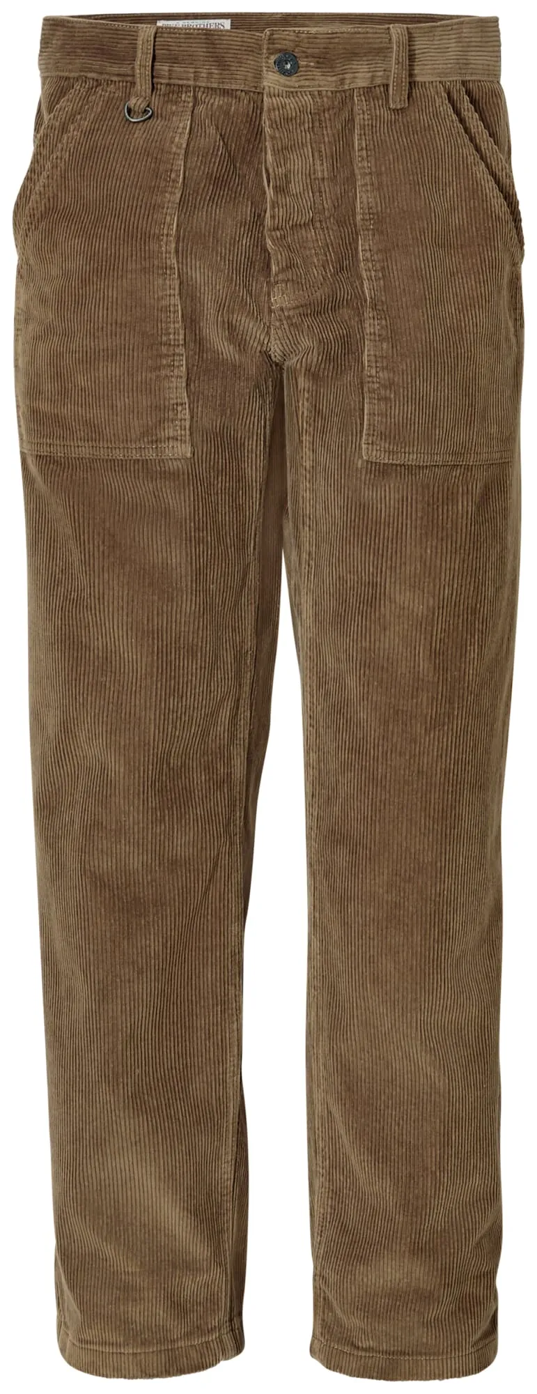Herren-Cordhose Utility 1967, Mittelbraun