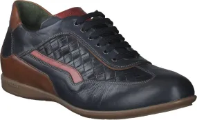 Herren-Schnürschuhe aus Leder 244101745255 (Blau)