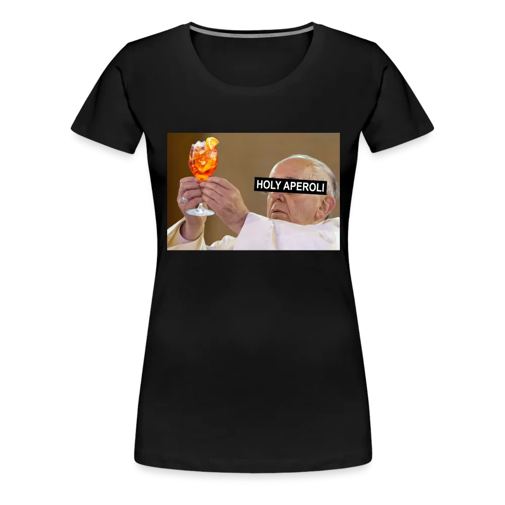 Holy Aperoli Shirt Lustiges Papst Meme Frauen Premium T-Shirt