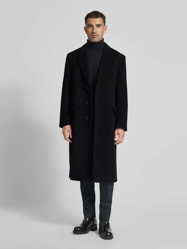 HUGO Mantel mit Reverskragen (black) online kaufen