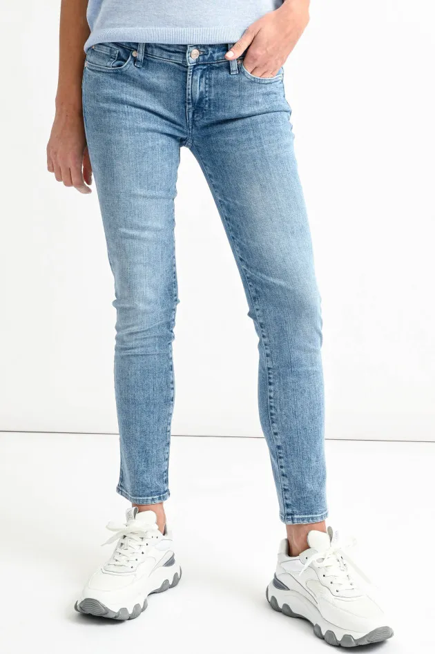 Jeans PYPER CROP in Hellblau