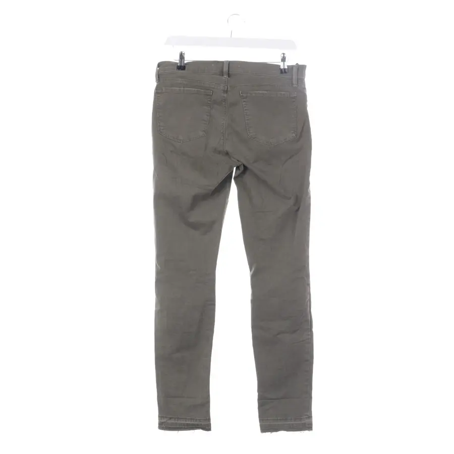 Jeans Skinny W28 Dunkles Olivgrün