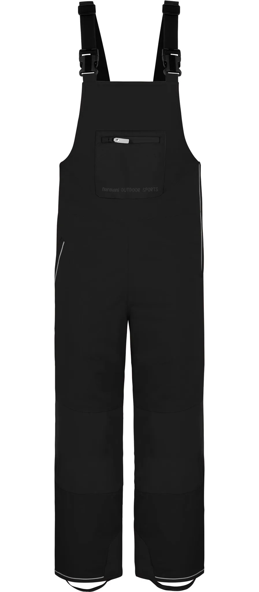 Kinder Winter Latzhose „Paulatuk“ Schwarz