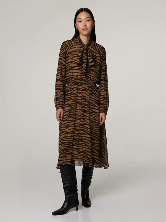 Kleid aus Seide GLIZIA