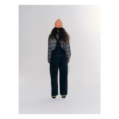 Latzhose Rechts | Denim schwarz