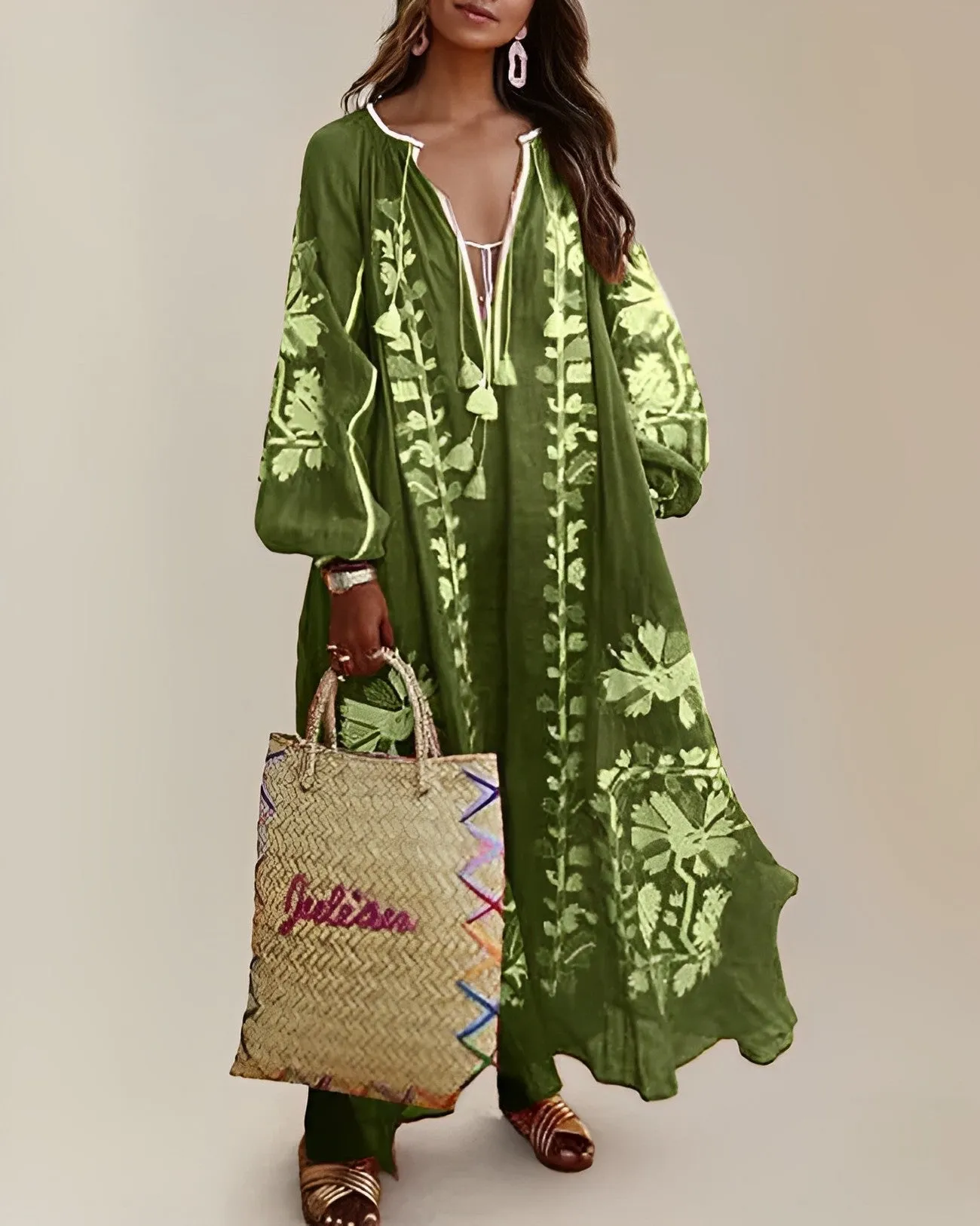 Lockeres Retro-Kleid