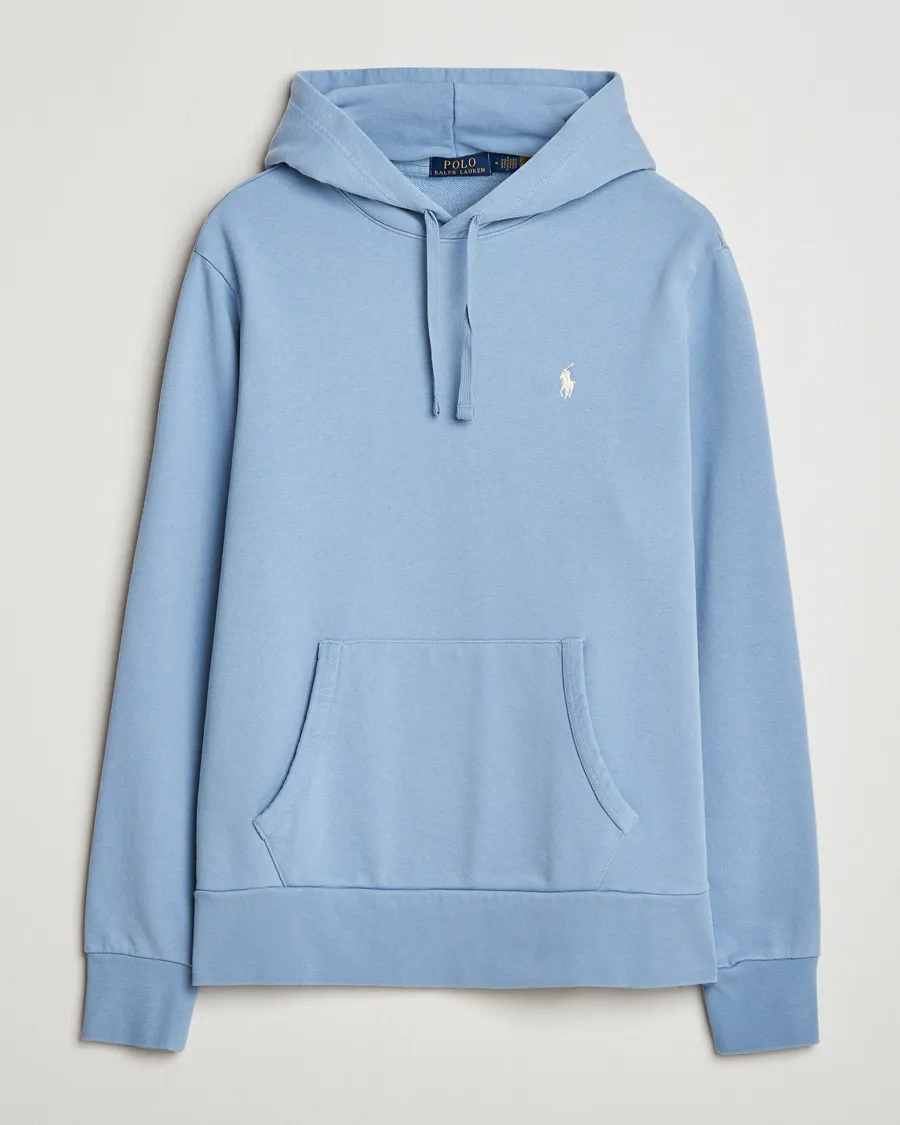 Loopback Terry Hoodie Channel Blue