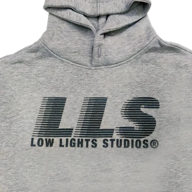 Low Lights Studios Herren Hoodie Lines grey