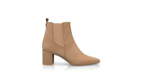 Mittelhohe Stiefeletten mit Spitze 27233