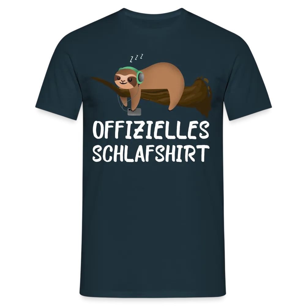 Offizielle Schlafshirt Faultier Schlafanzug Lustiges T-Shirt