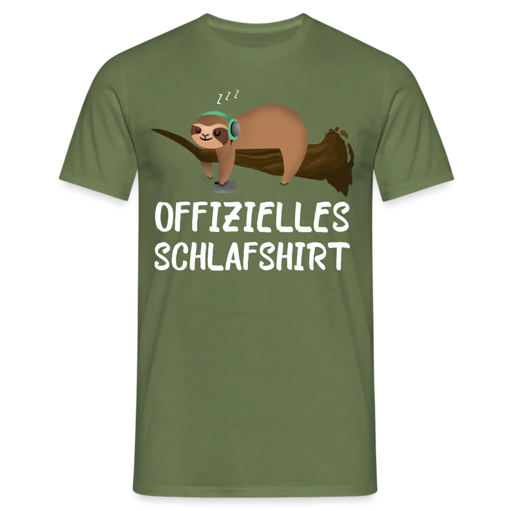 Offizielle Schlafshirt Faultier Schlafanzug Lustiges T-Shirt