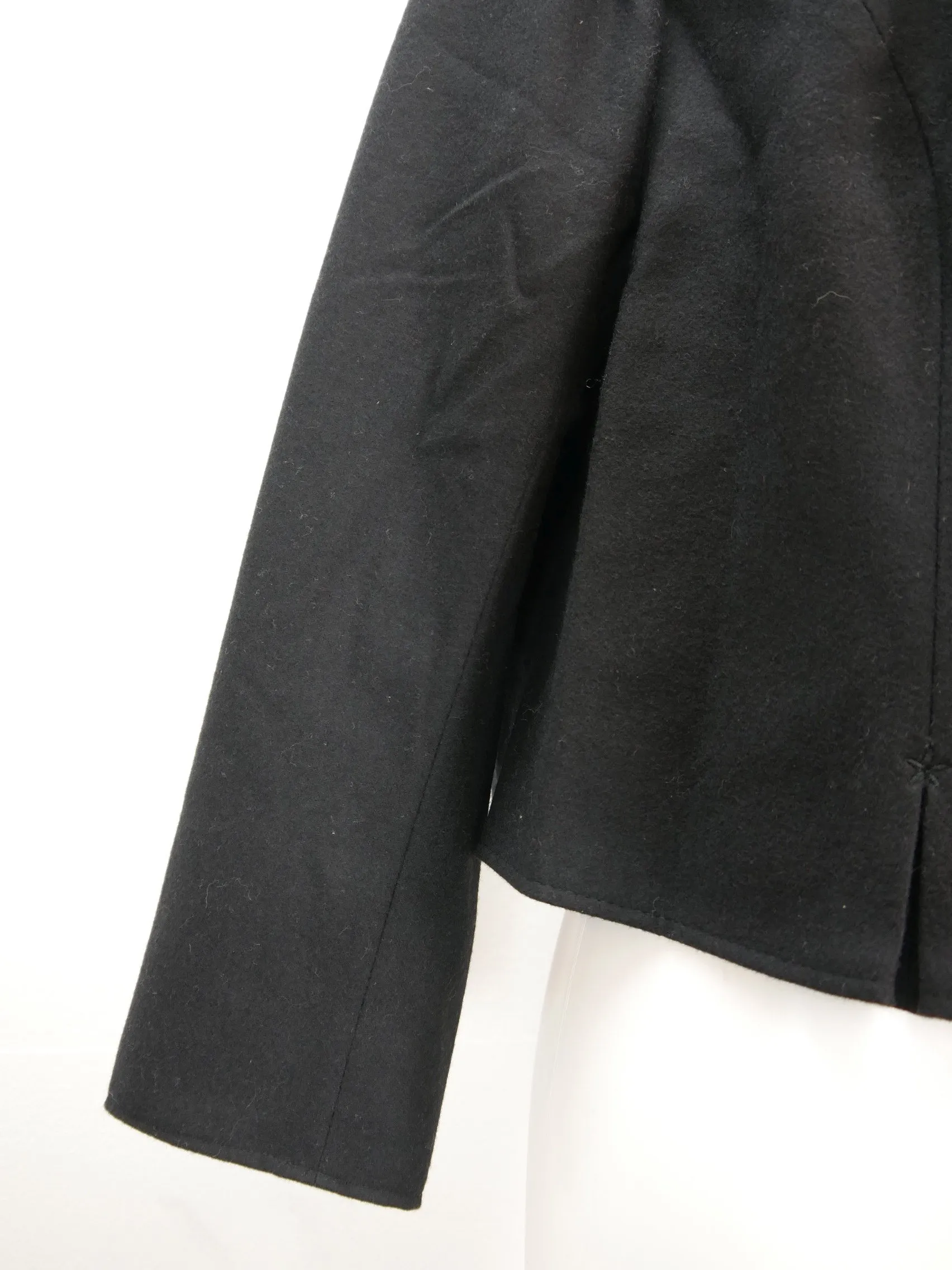 Original Alphorn schwarz mit Wienernaht fesche Trachtenjacke Jacke Gr.50