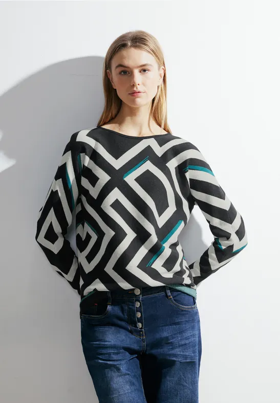 Pullover mit Grafikprint