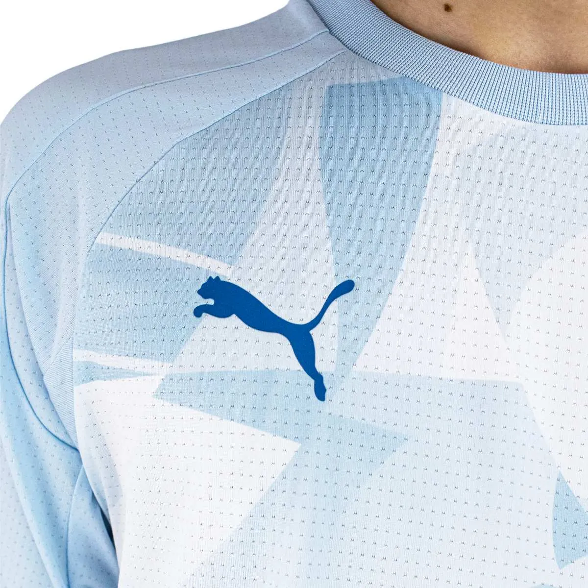 Puma Manchester City FC PreMatch Jersey Trikot 774370-01 - weiss-hellblau