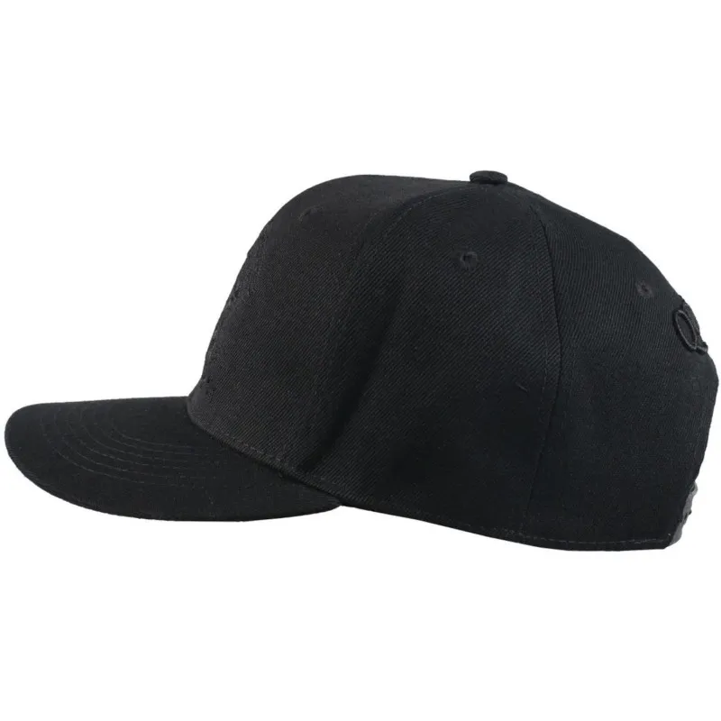 Queen Cap – Rock Crest Black Schwarze Snapback Kappe