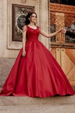Rote Brautkleider A Linie | Hochzeitskleider Mit Spitze