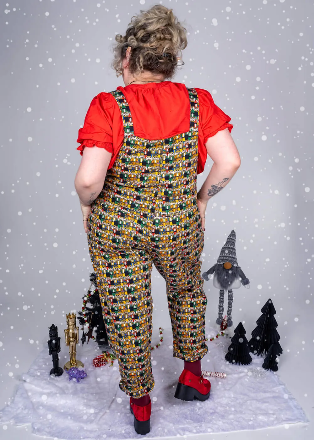 Run & Fly Nutcracker Christmas Latzhose Multi