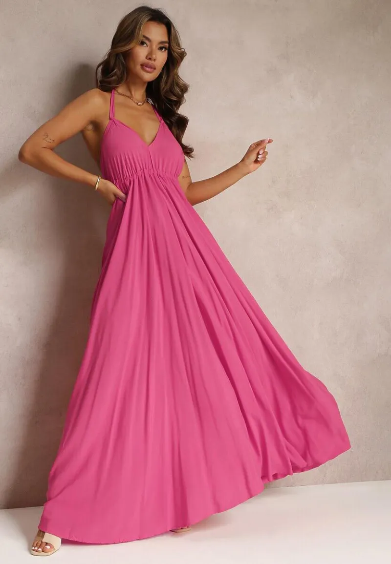 Schlichtes langes Kleid