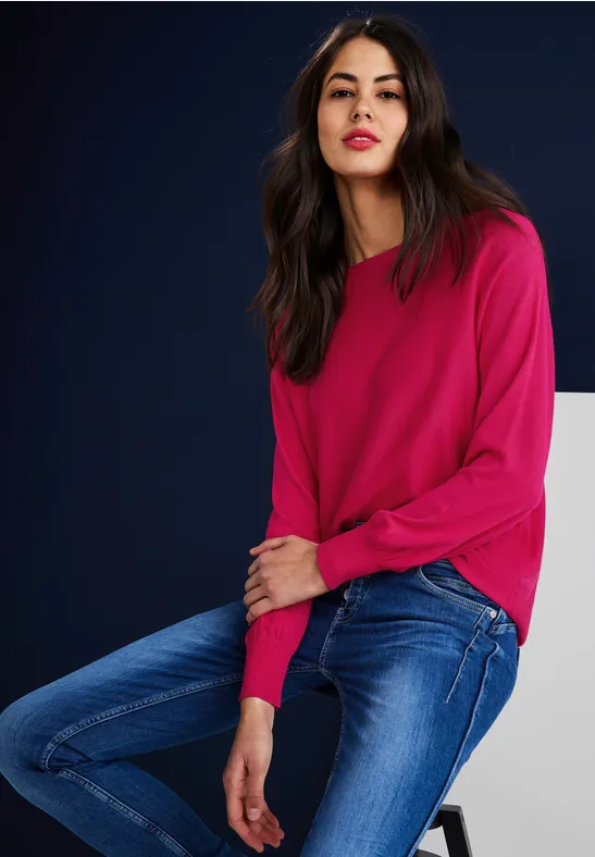 Street One Pullover in Unifarbe  - Style NOREEN