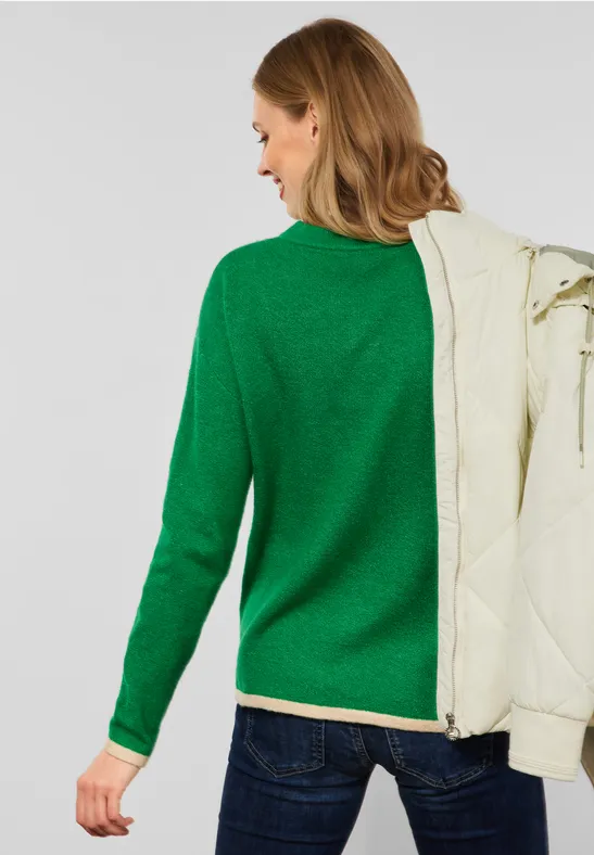 Street One Pullover mit Farbdetails 