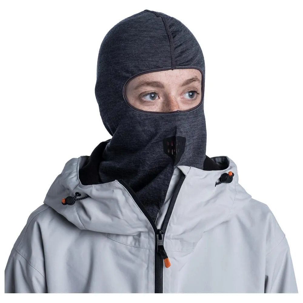 Strumpfmaske Buff ---Merino Lightweight Balaclava Solid Grey
