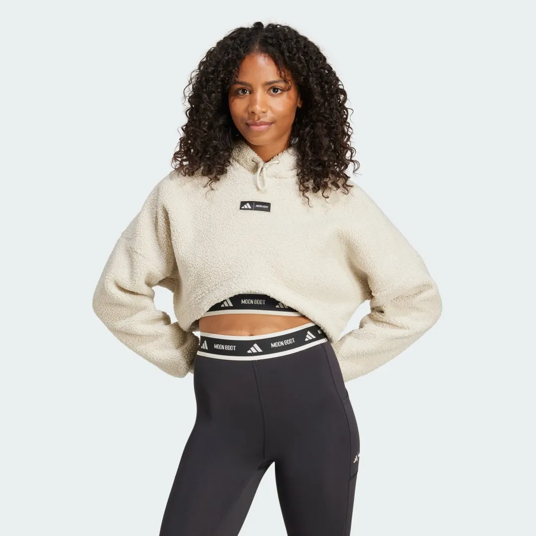 Sweatshirt adidas Performance MOON BOOT Cropped Fleece Hoodie IY8050