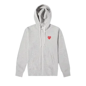 Sweatshirt Comme des Garçons PLAY Heart Full Zip Hoodie P1T249