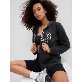 Sweatshirt GAP Fullzip Logo Hoodie Charcoal Heather 463503-21