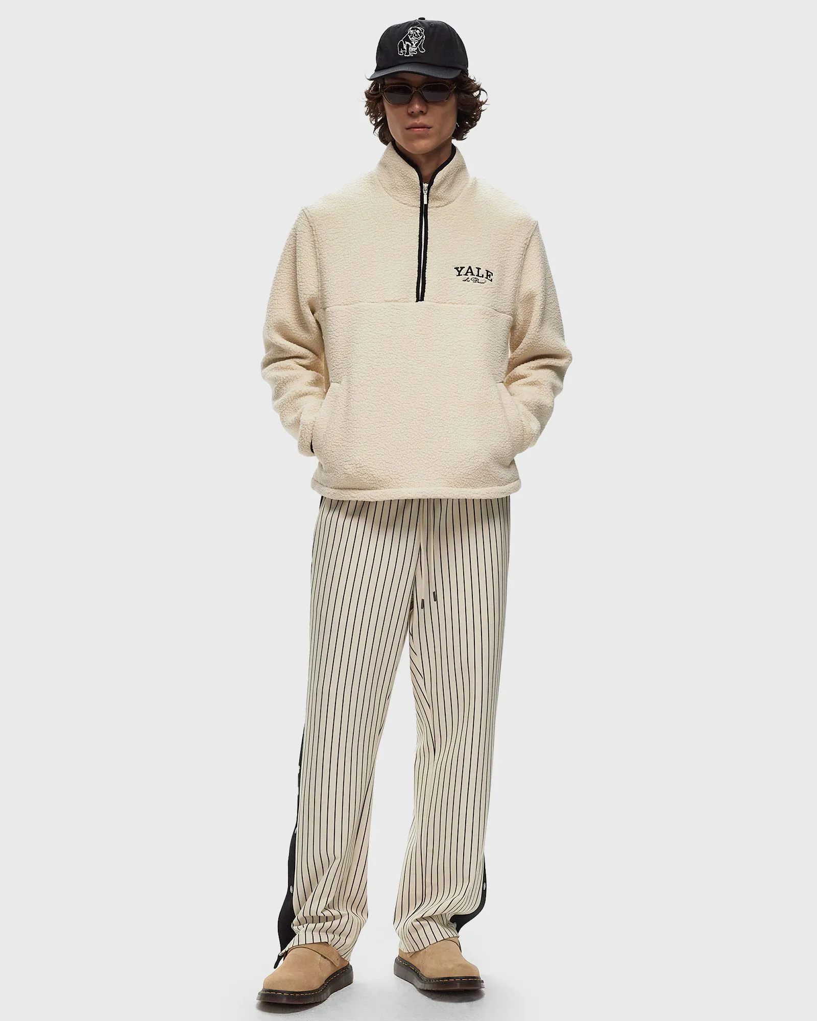 Sweatshirt Les Deux Half-Zip Fleece Sweatshirt COL610014-215215
