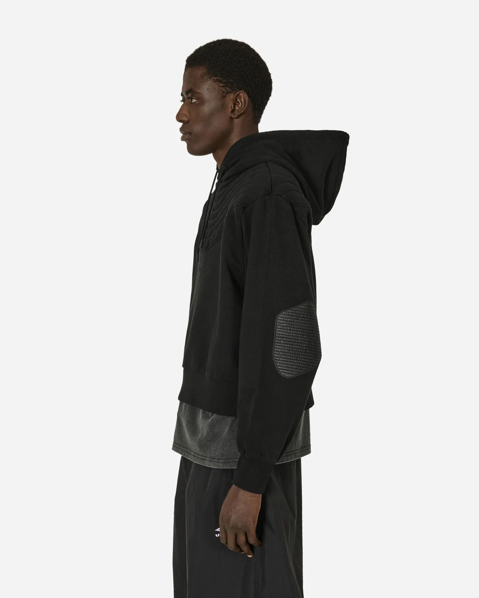 Sweatshirt Reebok Machine-A Padded Biker Hoodie Black RMBB005C99FLE001