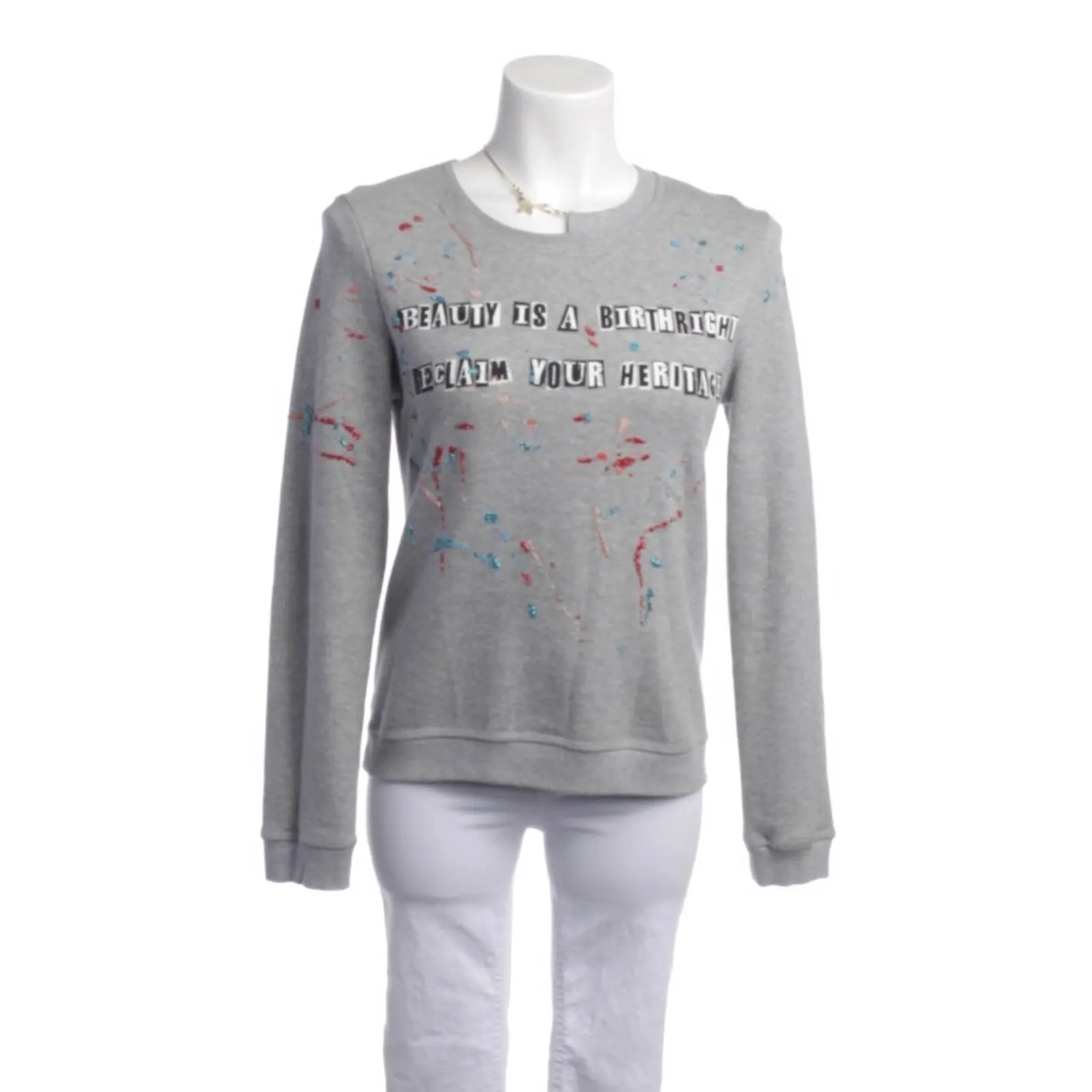 Sweatshirt S Grau