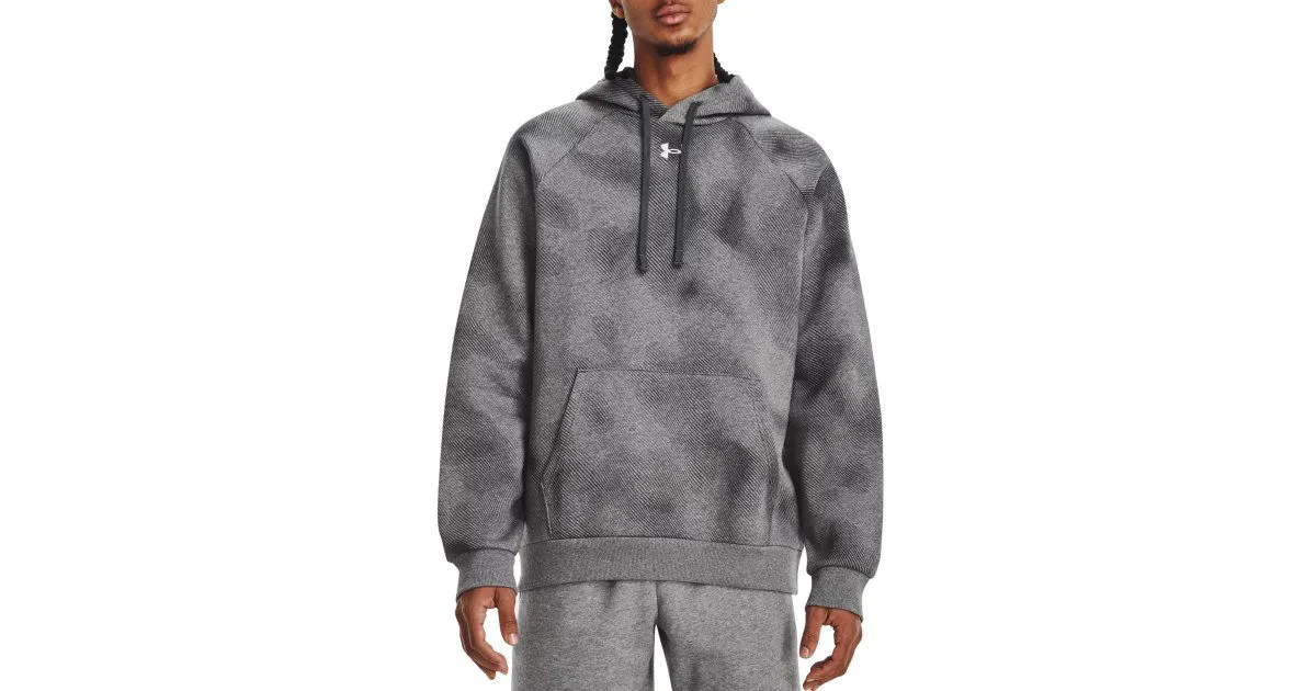 Sweatshirt Under Armour Rival Fleece Printed Hoodie 1379759-025