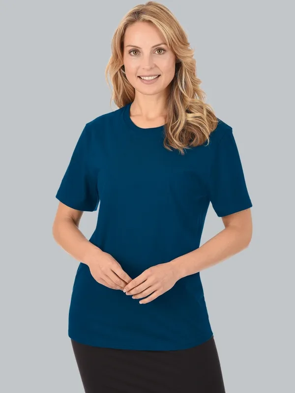T-Shirt aus 100% Biobaumwolle Saphir-C2C
