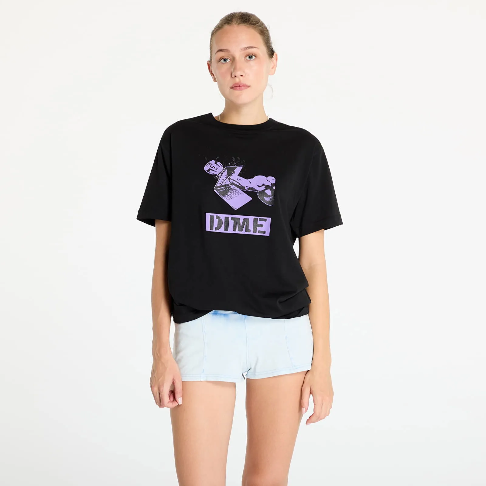 T-shirt Dime Ragequit T-Shirt UNISEX Black DIMESU2437BLK