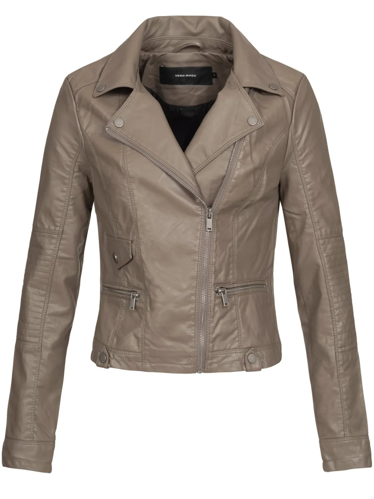 Vero Moda Damen Kunstlederjacke Ultramalou