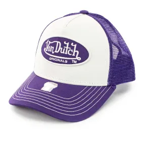 Von Dutch Boston Trucker Cap 7030148 - weiss-violett